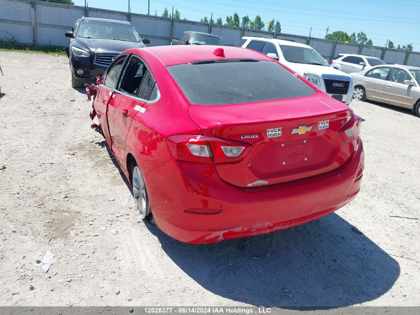 2019 Chevrolet Cruze Lt VIN: 1G1BE5SMXK7124383 Lot: 12028377