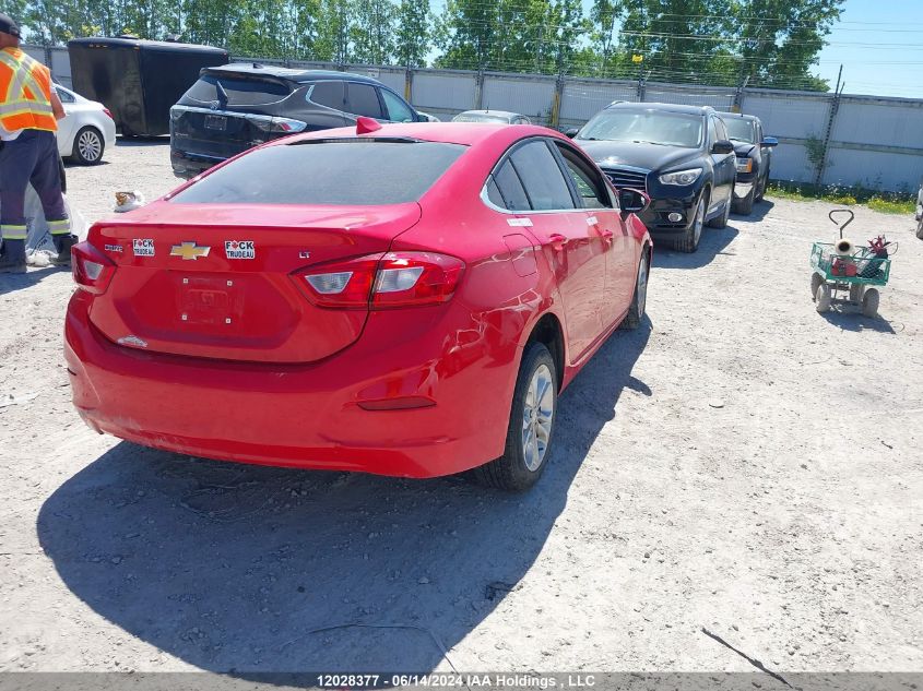 2019 Chevrolet Cruze Lt VIN: 1G1BE5SMXK7124383 Lot: 12028377