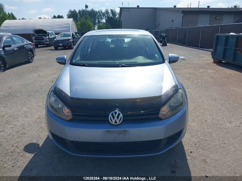 2010 Volkswagen Golf VIN: WVWDA7AJ2AW404365 Lot: 12028384