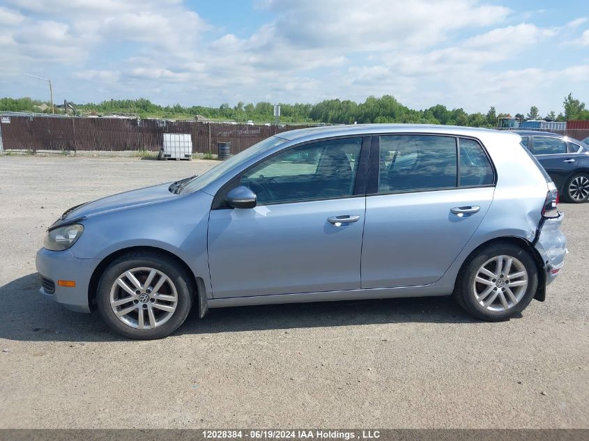 2010 Volkswagen Golf VIN: WVWDA7AJ2AW404365 Lot: 12028384