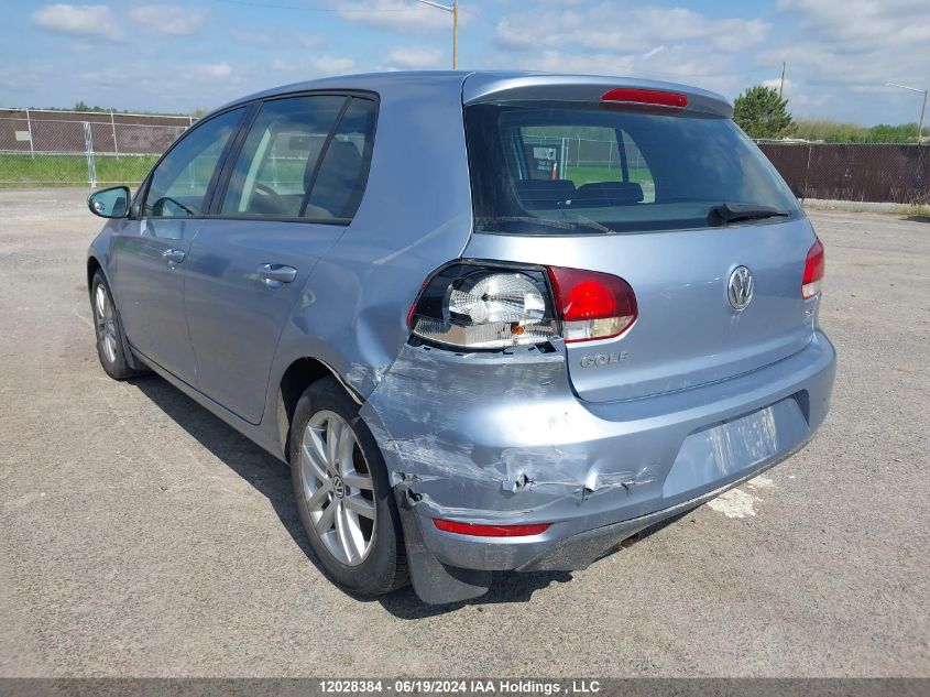 2010 Volkswagen Golf VIN: WVWDA7AJ2AW404365 Lot: 12028384