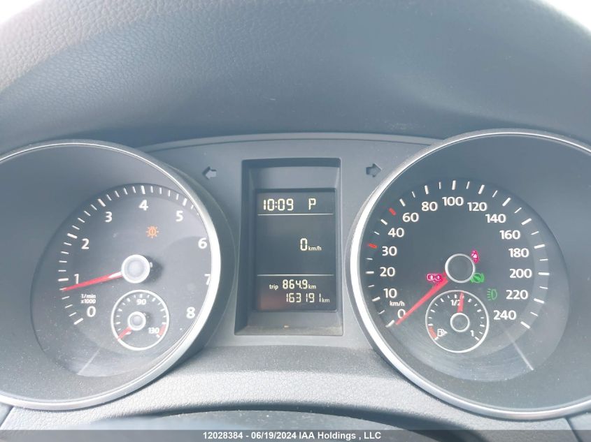 2010 Volkswagen Golf VIN: WVWDA7AJ2AW404365 Lot: 12028384