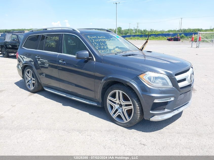 2013 Mercedes-Benz Gl 550 4Matic VIN: 4JGDF7DE3DA229461 Lot: 12028385