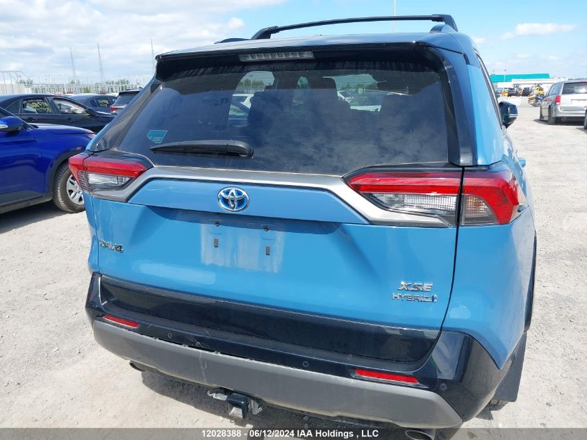 2022 Toyota Rav4 Hybrid Xse VIN: 4T3E6RFV3NU071689 Lot: 12028388