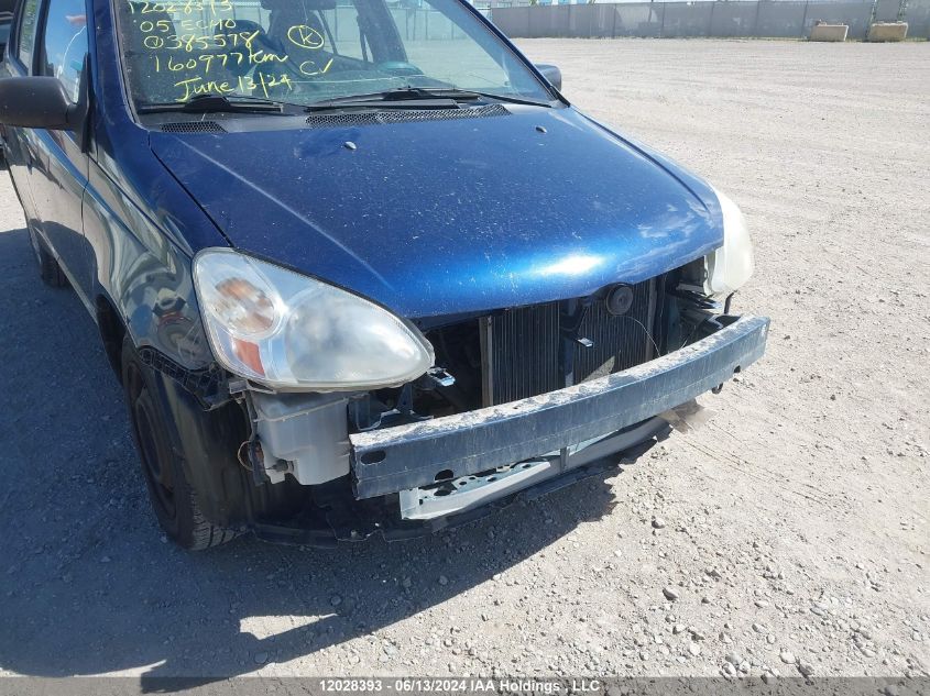 2005 Toyota Echo VIN: JTDBT123050385578 Lot: 12028393