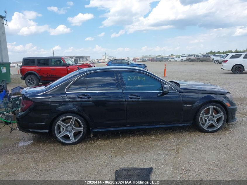 2013 Mercedes-Benz C 63 Amg VIN: WDDGF7HB0DA844959 Lot: 12028414