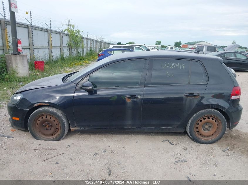 2010 Volkswagen Golf VIN: WVWCA7AJ5AW260905 Lot: 12028418