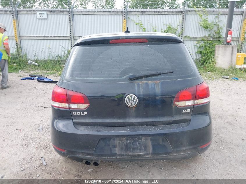 2010 Volkswagen Golf VIN: WVWCA7AJ5AW260905 Lot: 12028418