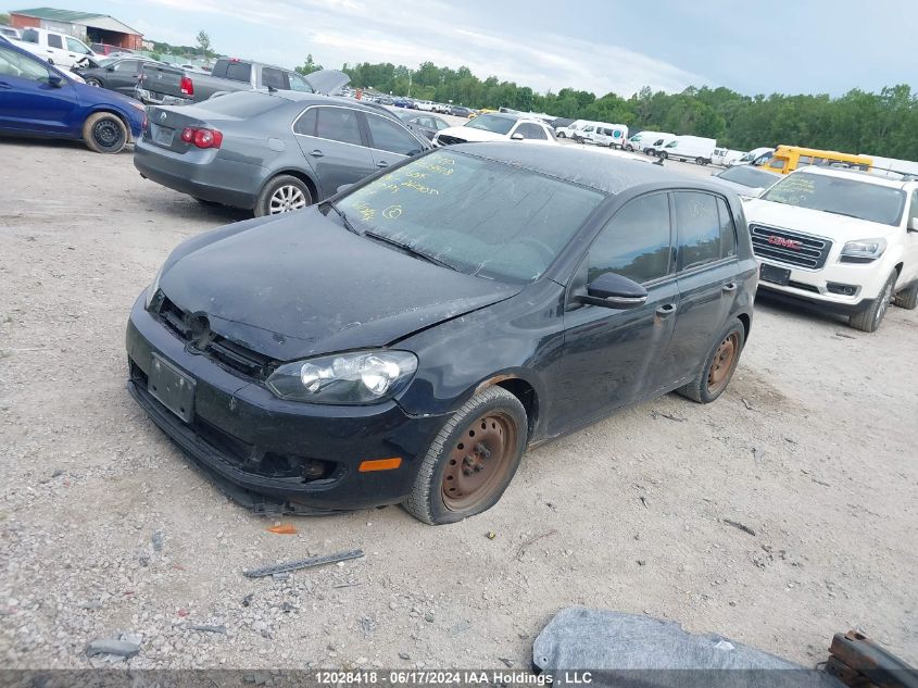 2010 Volkswagen Golf VIN: WVWCA7AJ5AW260905 Lot: 12028418