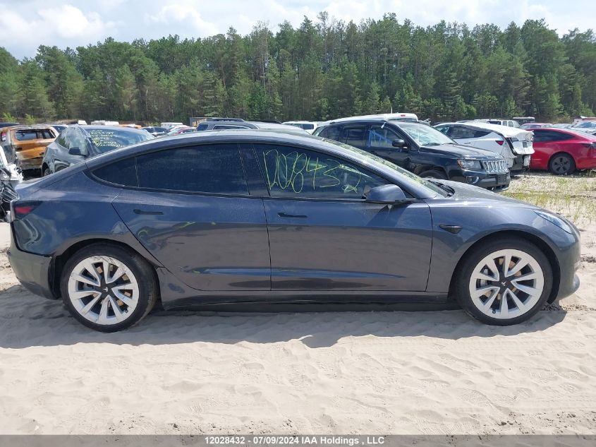 2023 Tesla Model 3 VIN: 5YJ3E1EA1PF435403 Lot: 12028432