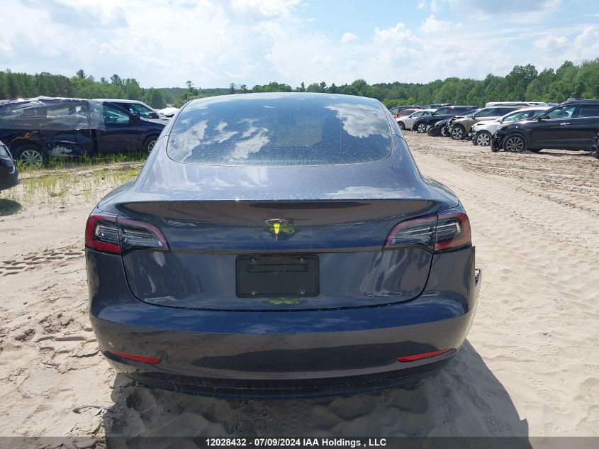 2023 Tesla Model 3 VIN: 5YJ3E1EA1PF435403 Lot: 12028432