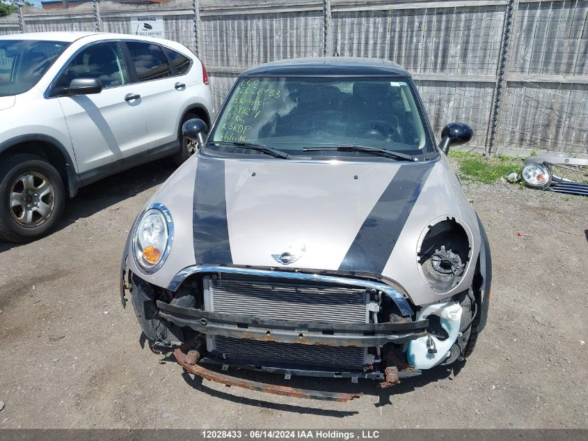 2013 Mini Cooper Hardtop VIN: WMWSU3C53DT548274 Lot: 12028433