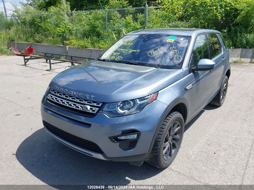 2018 Land Rover Discovery Sport VIN: SALCR2RX9JH732489 Lot: 12028439