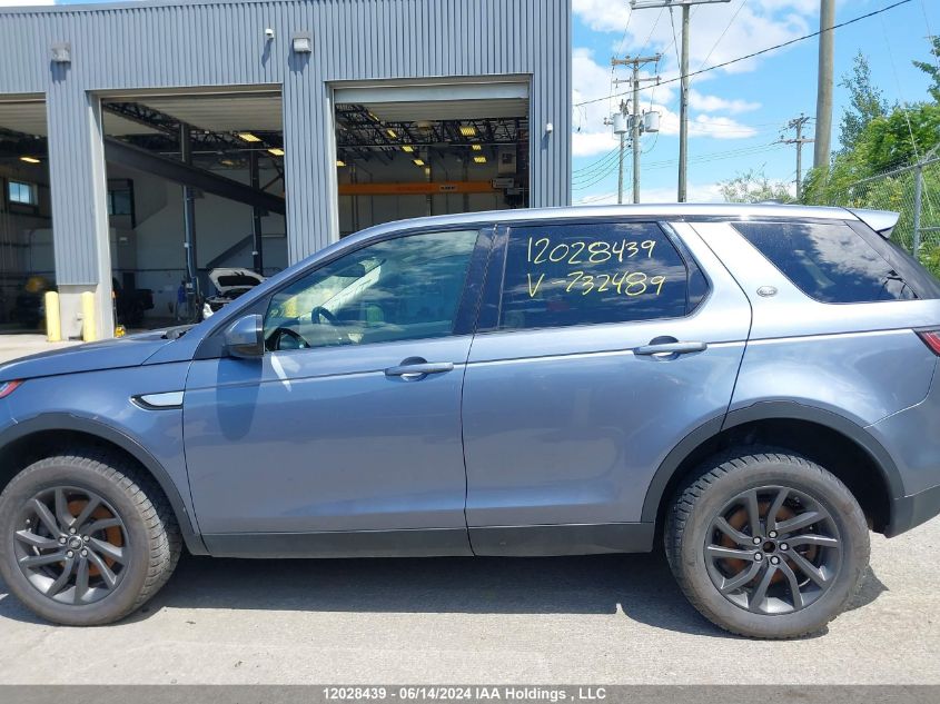 2018 Land Rover Discovery Sport VIN: SALCR2RX9JH732489 Lot: 12028439