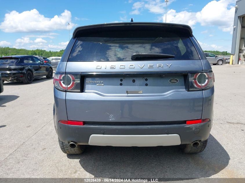 2018 Land Rover Discovery Sport VIN: SALCR2RX9JH732489 Lot: 12028439