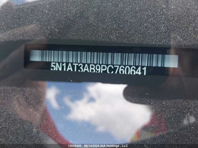 2023 Nissan Rogue VIN: 5N1AT3AB9PC760641 Lot: 12028458