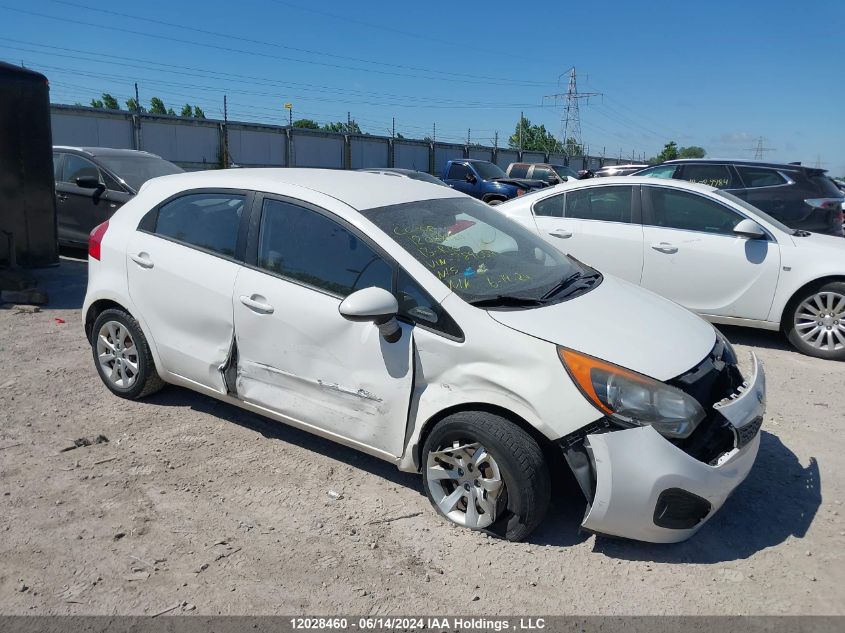 2013 Kia Rio VIN: KNADM5A34D6789054 Lot: 12028460