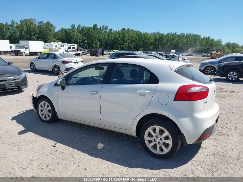 2013 Kia Rio VIN: KNADM5A34D6789054 Lot: 12028460