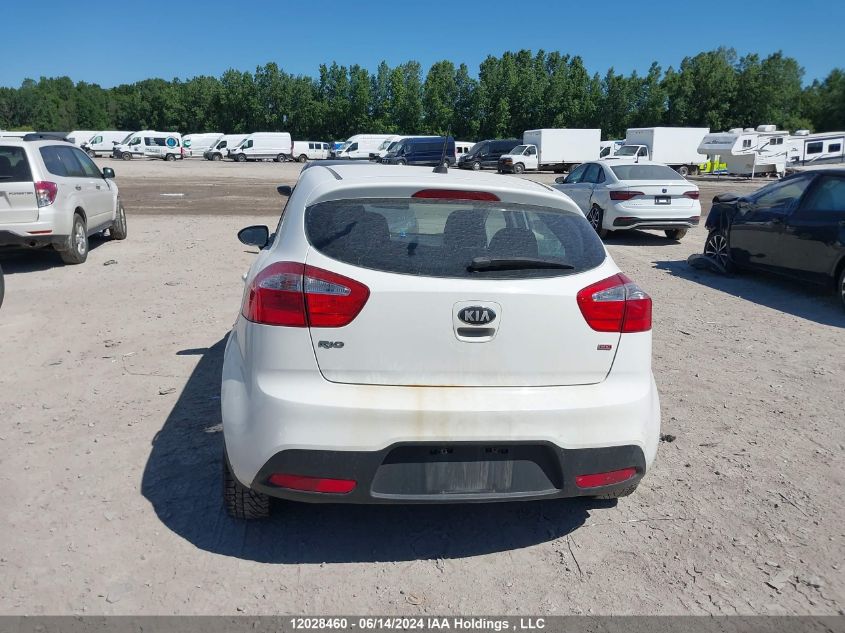 2013 Kia Rio VIN: KNADM5A34D6789054 Lot: 12028460