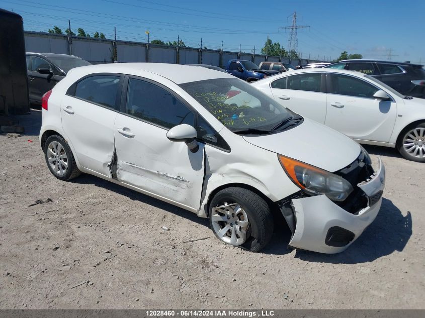 2013 Kia Rio VIN: KNADM5A34D6789054 Lot: 12028460