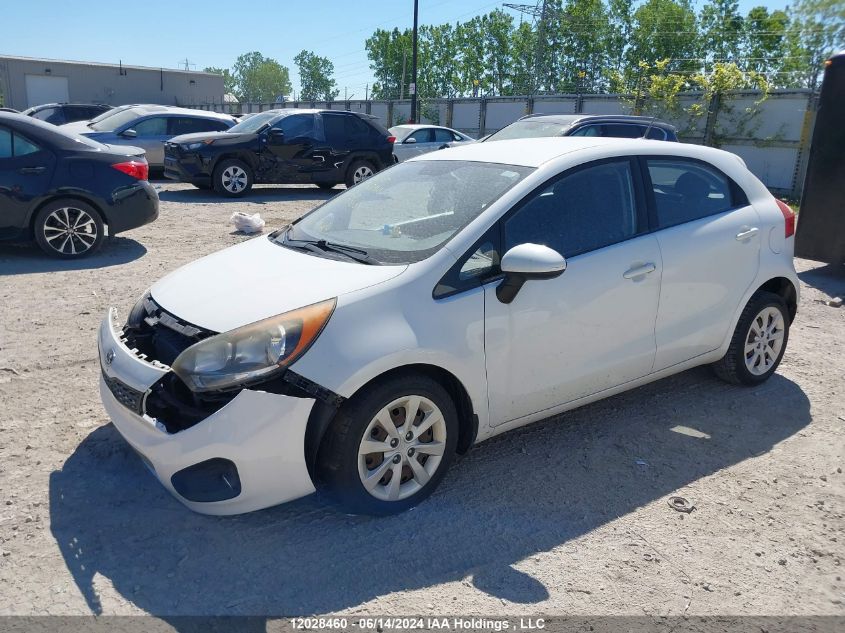 2013 Kia Rio VIN: KNADM5A34D6789054 Lot: 12028460