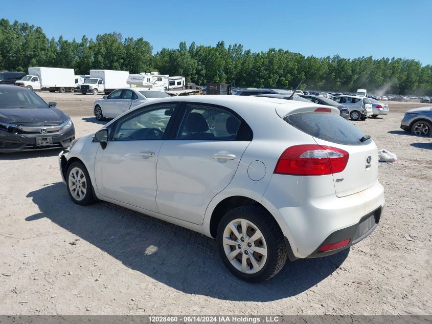 2013 Kia Rio VIN: KNADM5A34D6789054 Lot: 12028460