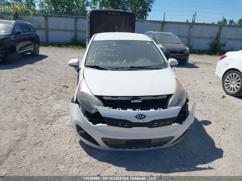 2013 Kia Rio VIN: KNADM5A34D6789054 Lot: 12028460