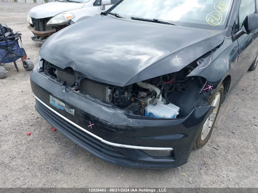 2019 Volkswagen Golf VIN: 3VWG57AU8KM006975 Lot: 12028483