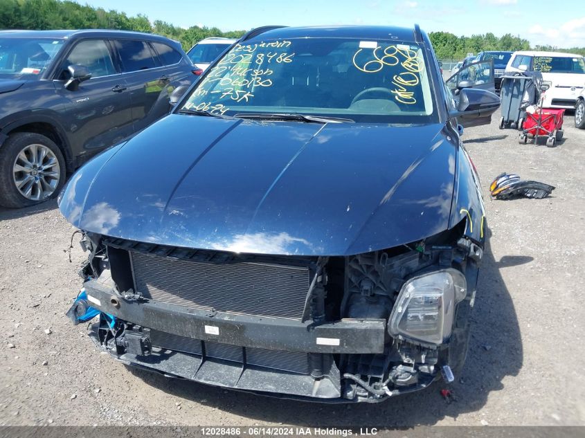 2022 Hyundai Tucson Sel VIN: KM8JB3AE6NU060130 Lot: 12028486