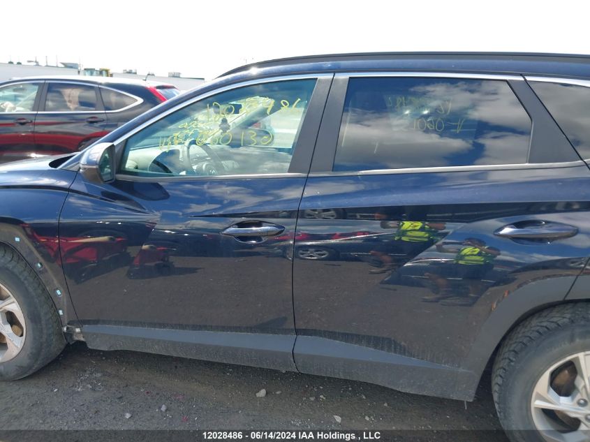 2022 Hyundai Tucson Sel VIN: KM8JB3AE6NU060130 Lot: 12028486