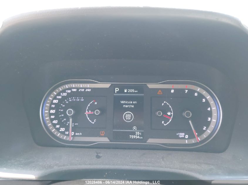 2022 Hyundai Tucson Sel VIN: KM8JB3AE6NU060130 Lot: 12028486