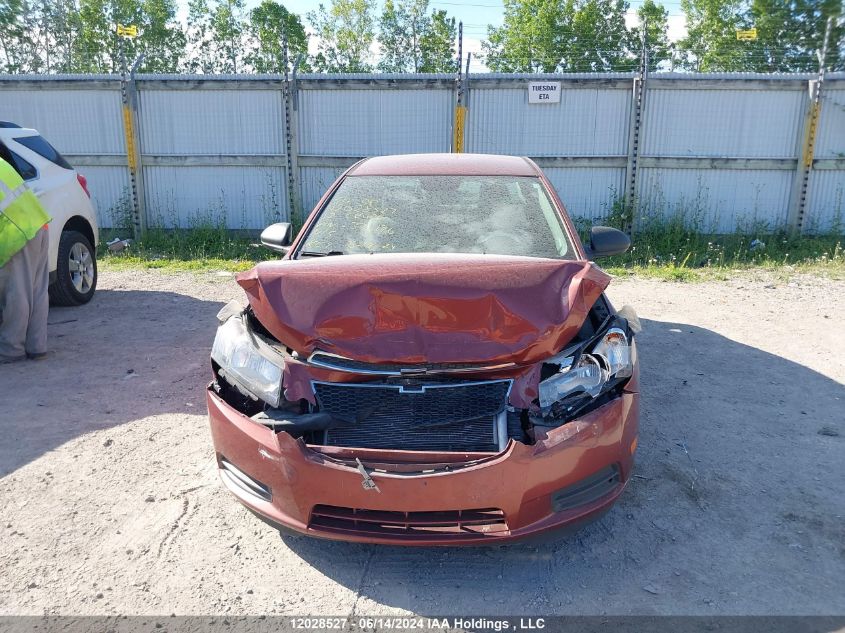 2012 Chevrolet Cruze VIN: 1G1PC5SHXC7376196 Lot: 12028527