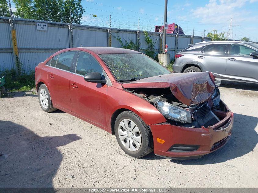 2012 Chevrolet Cruze VIN: 1G1PC5SHXC7376196 Lot: 12028527