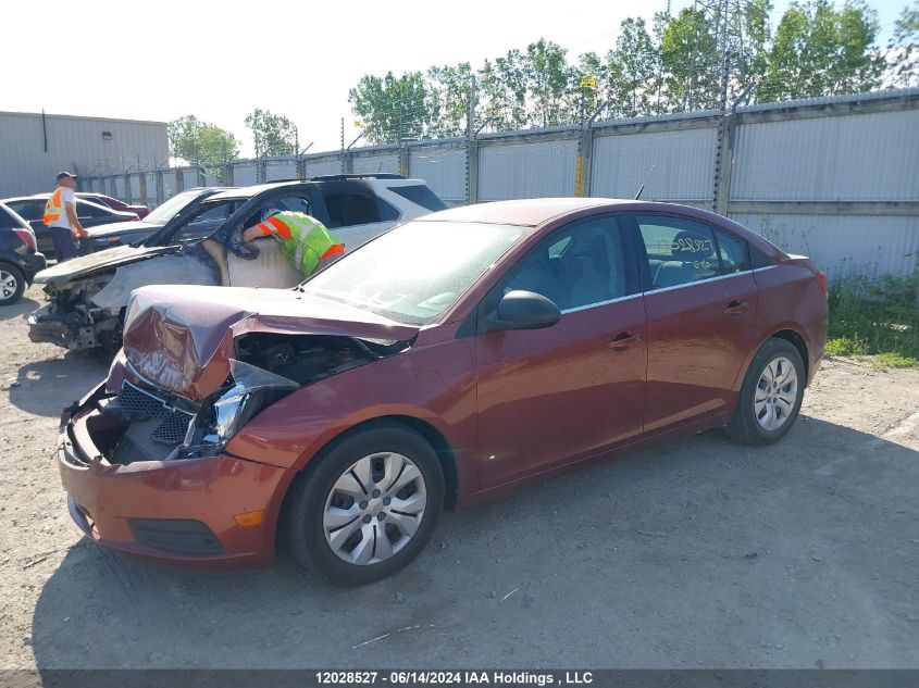 2012 Chevrolet Cruze VIN: 1G1PC5SHXC7376196 Lot: 12028527