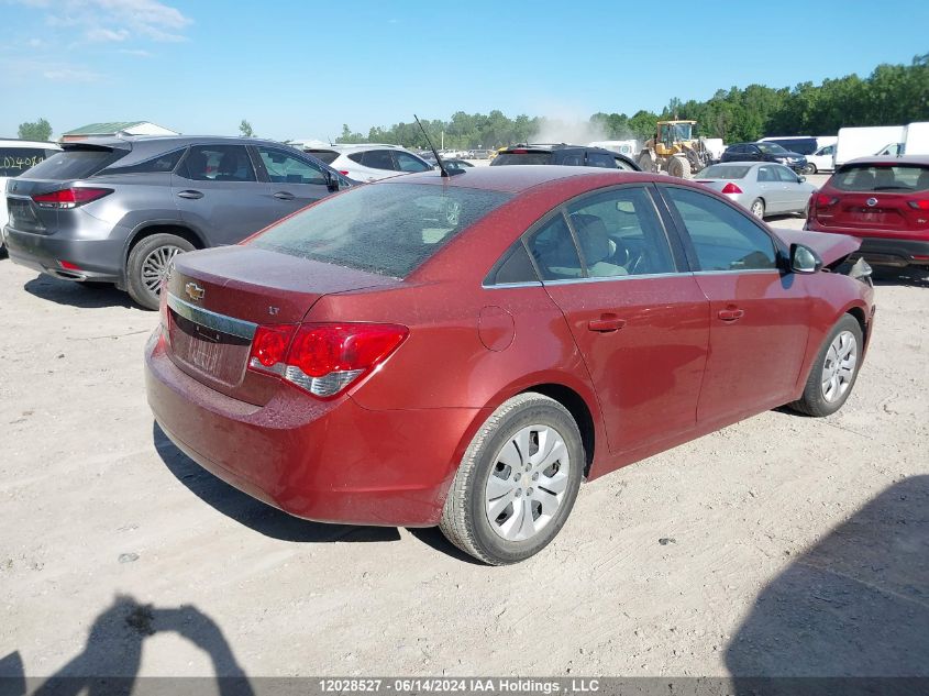 2012 Chevrolet Cruze VIN: 1G1PC5SHXC7376196 Lot: 12028527