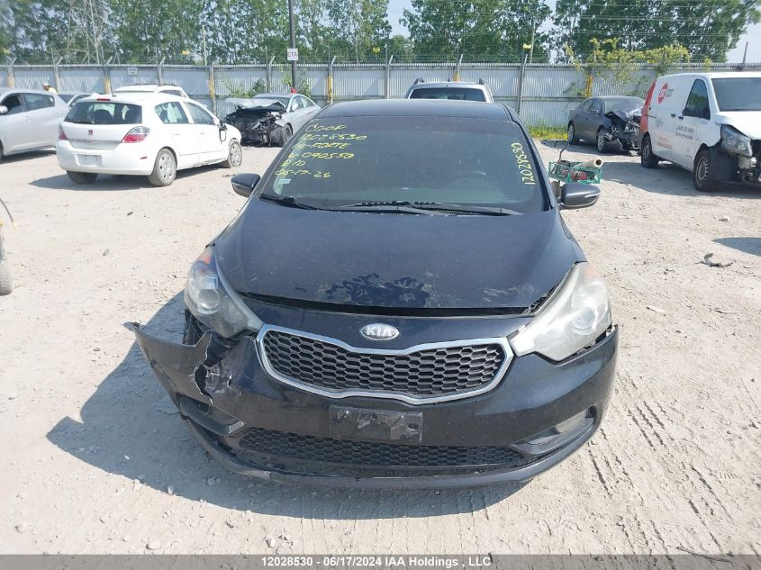 2014 Kia Forte VIN: KNAFX4A60E5090550 Lot: 12028530