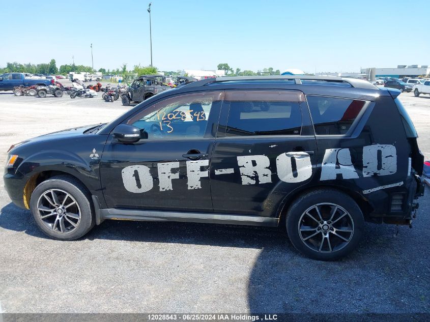 2013 Mitsubishi Outlander VIN: JA4JT3AX6DU600278 Lot: 12028543