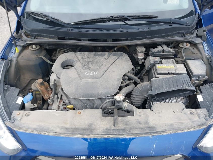 2016 Hyundai Accent VIN: KMHCT5AE2GU276156 Lot: 12028551