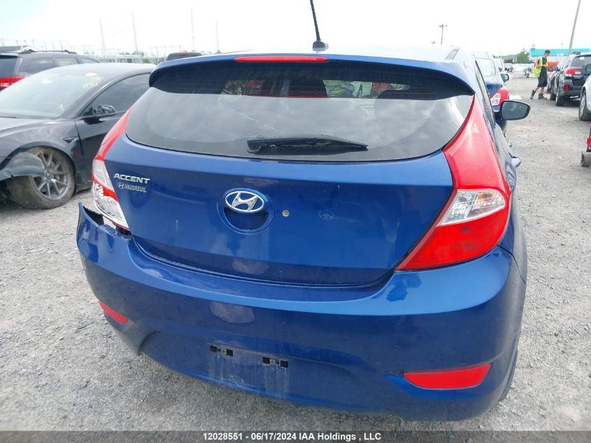 2016 Hyundai Accent VIN: KMHCT5AE2GU276156 Lot: 12028551