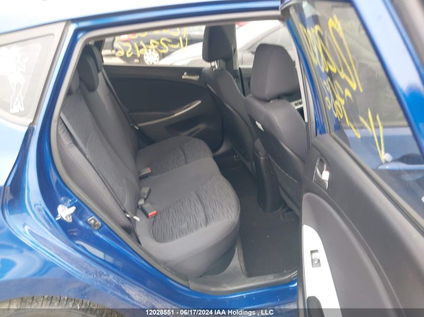 2016 Hyundai Accent VIN: KMHCT5AE2GU276156 Lot: 12028551