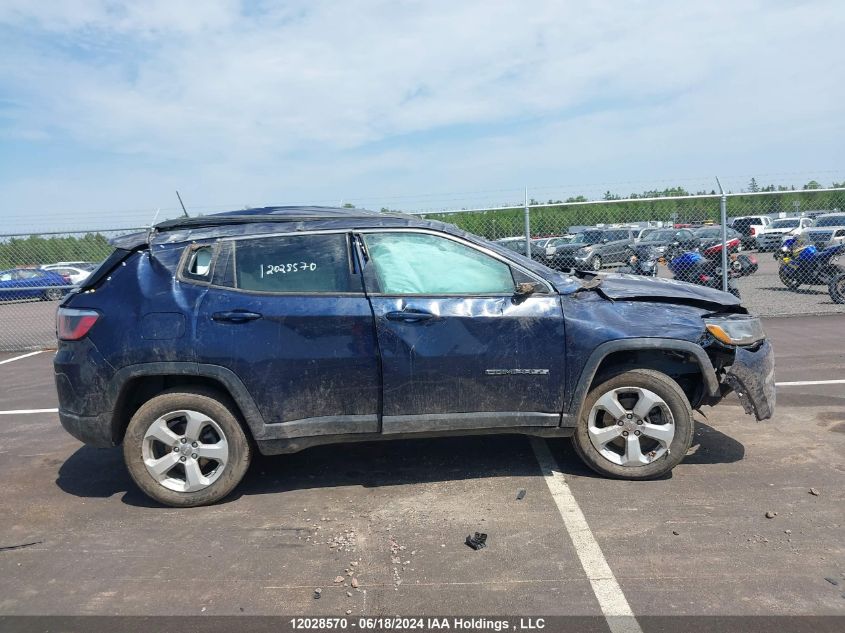 2018 Jeep Compass Latitude VIN: 3C4NJDBB8JT396322 Lot: 12028570