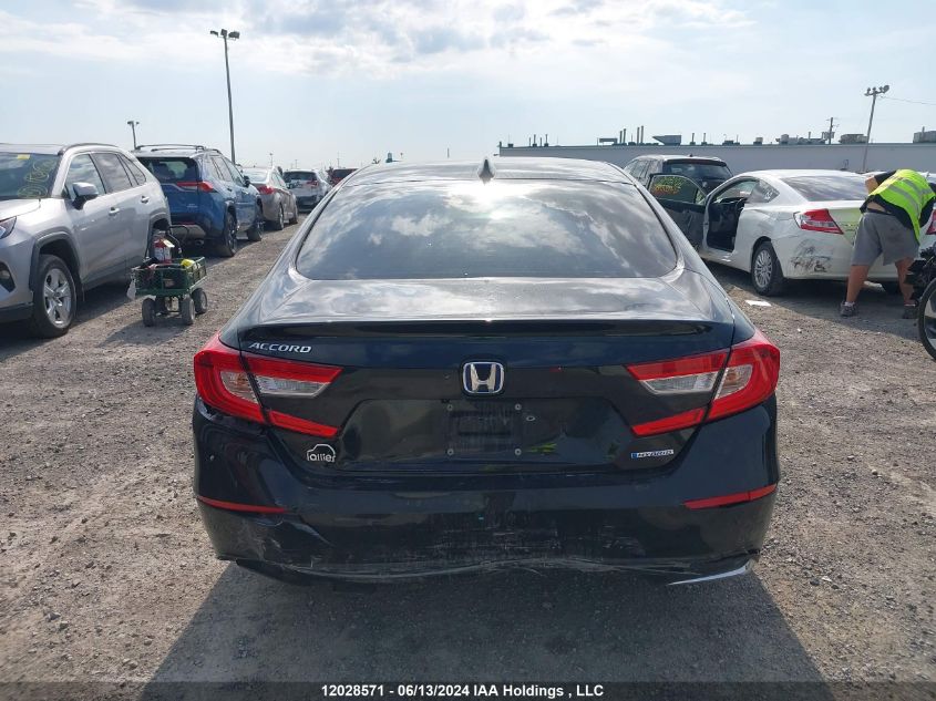 2022 Honda Accord Hybrid VIN: 1HGCV3F43NA800062 Lot: 12028571