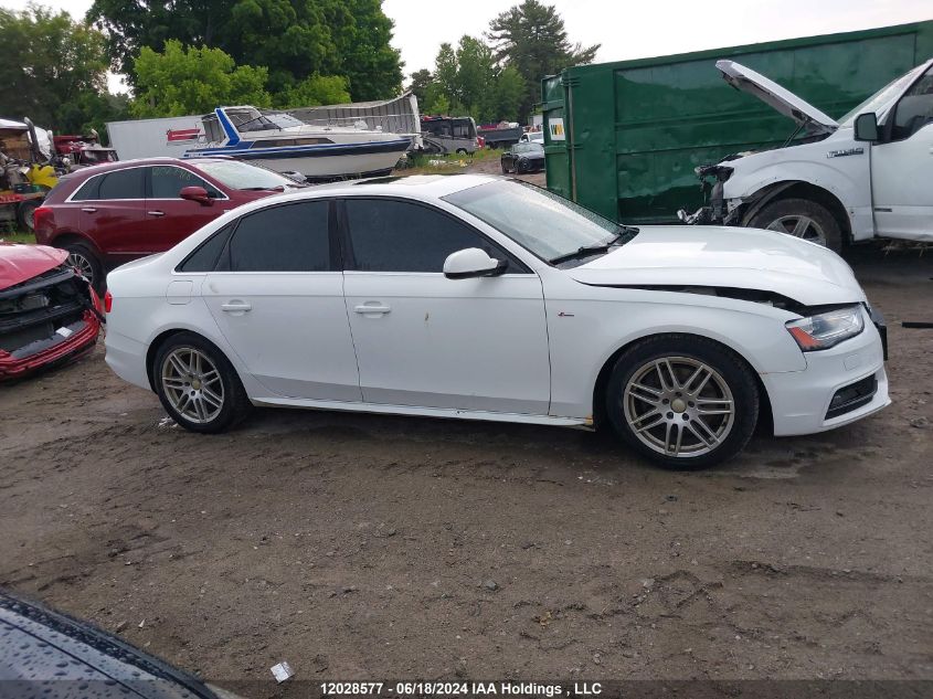 2013 Audi A4 VIN: WAUKFCFL3DN023112 Lot: 12028577