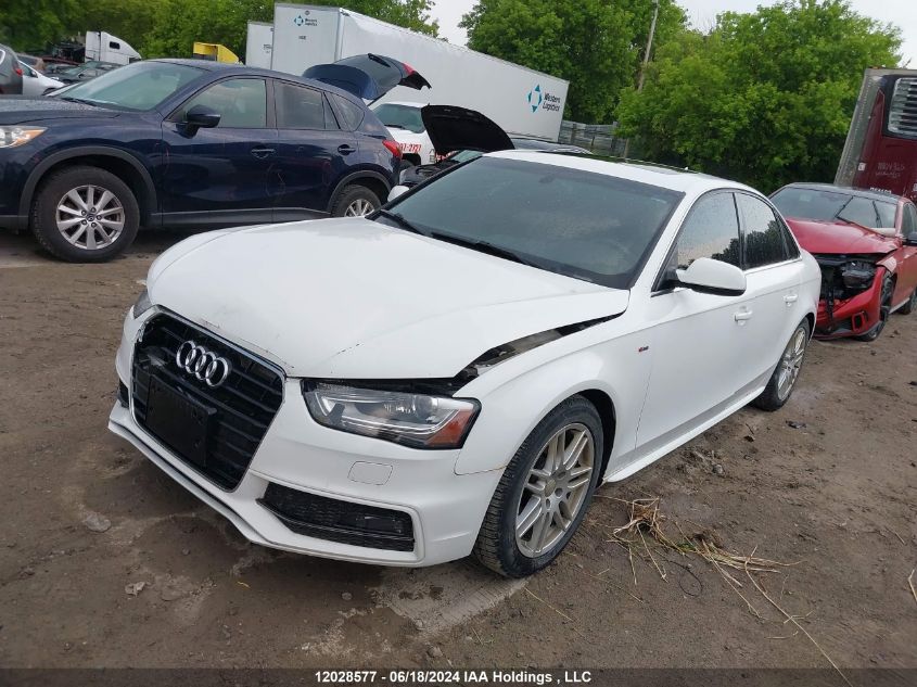 2013 Audi A4 VIN: WAUKFCFL3DN023112 Lot: 12028577