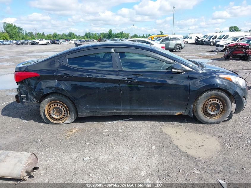 2012 Hyundai Elantra Gls/Limited VIN: 5NPDH4AE9CH145475 Lot: 12028585