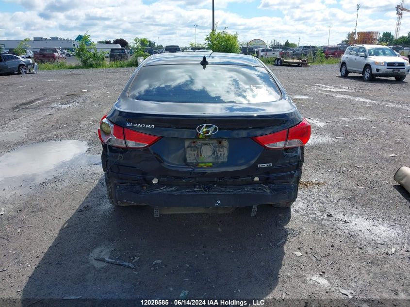 2012 Hyundai Elantra Gls/Limited VIN: 5NPDH4AE9CH145475 Lot: 12028585