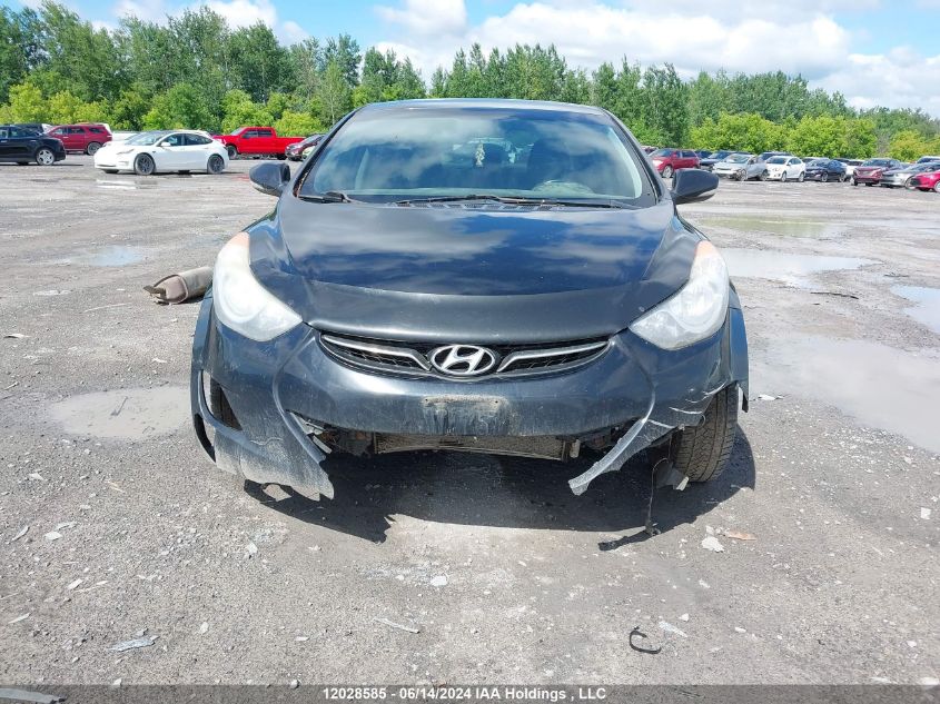 2012 Hyundai Elantra Gls/Limited VIN: 5NPDH4AE9CH145475 Lot: 12028585