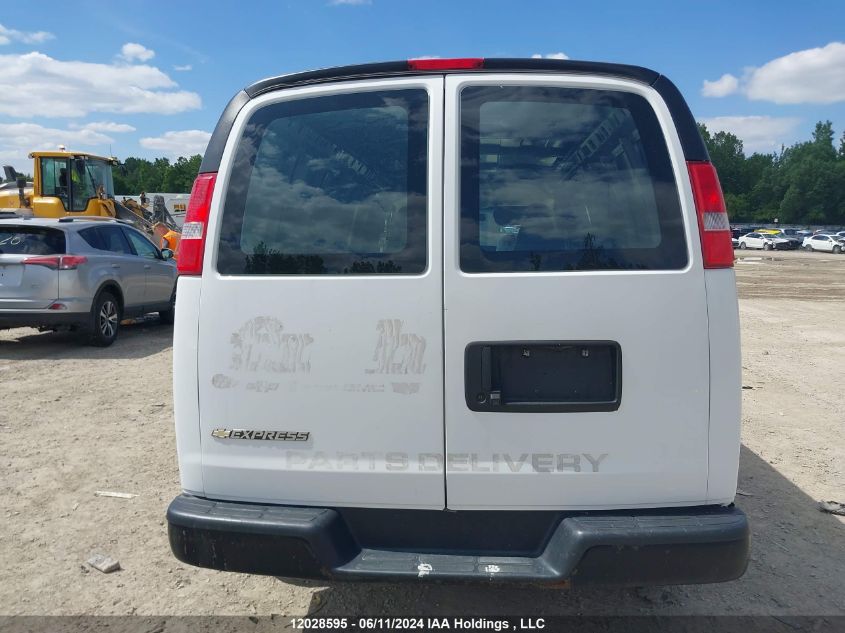 2019 Chevrolet Express Cargo Van VIN: 1GCWGBFP6K1160421 Lot: 12028595