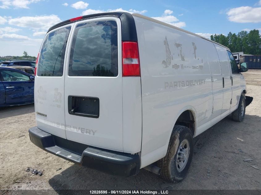 2019 Chevrolet Express Cargo Van VIN: 1GCWGBFP6K1160421 Lot: 12028595