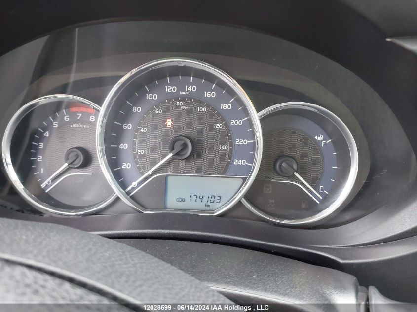 2014 Toyota Corolla Ce/Le/S VIN: 2T1BURHE7EC055172 Lot: 12028599